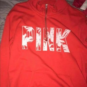 PINK half zip